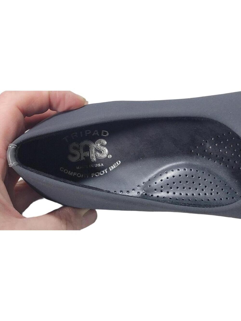 SAS Tripad Comfort Blueish-Gray STRETCH SOFT FABRIC Loafer 6.5 W - Picture 10 of 16